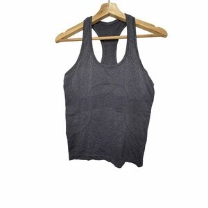 lululemon athletica Swiftly Charcoal Tank Top size 6